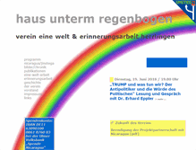 Tablet Screenshot of haus-unterm-regenbogen.de